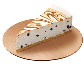 キャラメルチョコチップレアチーズケーキ