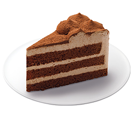 3層クリームのふんわりチョコレートケーキ