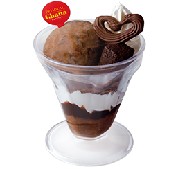 プレミアムガーナアイスとチョコの濃厚パルフェ