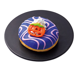 ハロウィンドーナツ(ブルーベリー味)
