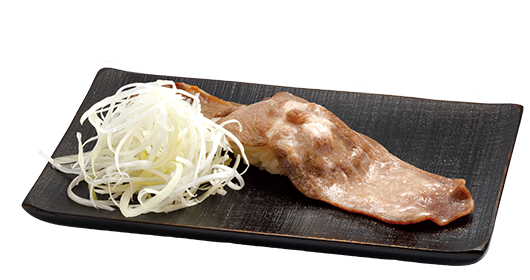 直火焼き牛たん握り(ねぎ盛り)