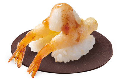 えび天握り　紀州産梅おろし盛り