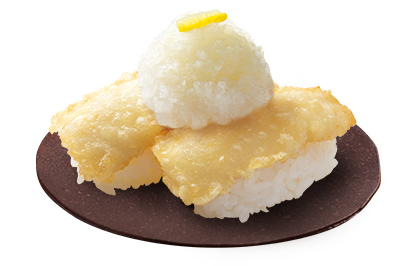 いか天握り柚子おろし盛り