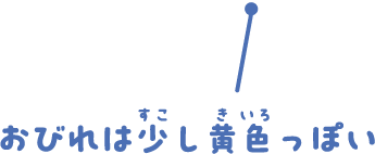 おびれは少し黄色っぽい