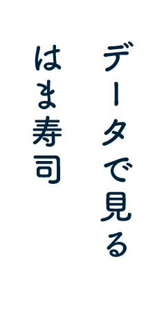 データで⾒るはま寿司