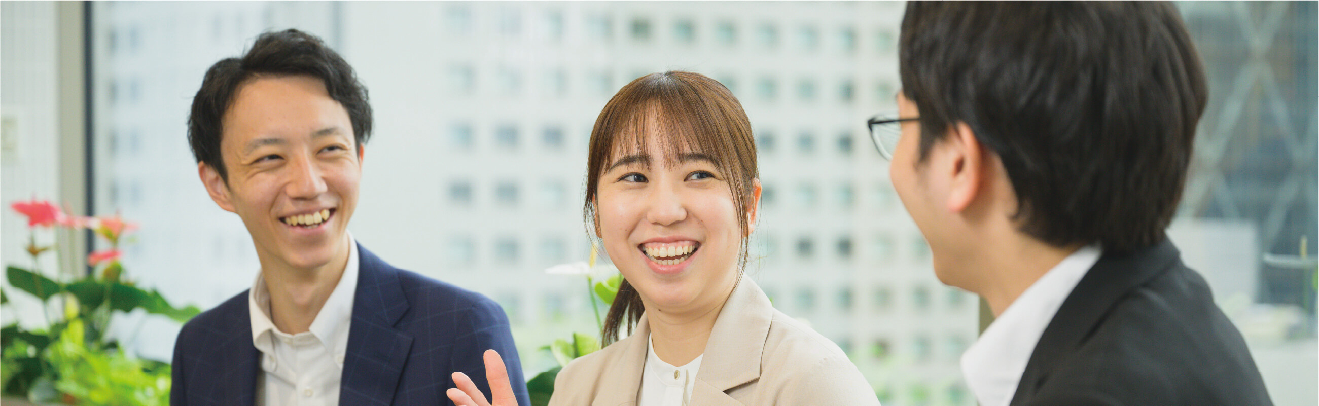 社員の会話風景